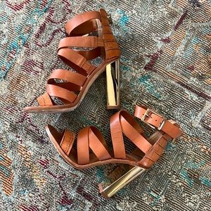 BCBG East Strappy Heeled Sandal